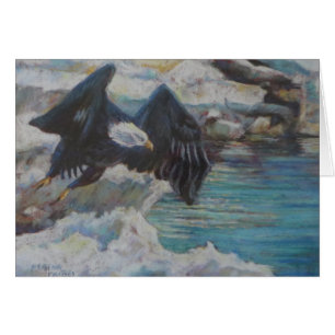 Kenai flyg hälsningskort