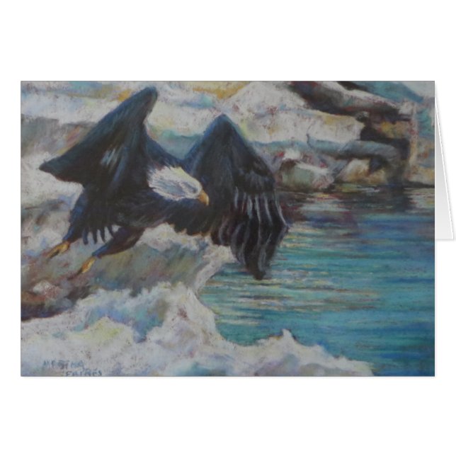 Kenai flyg hälsningskort (Framsidan Horizontal)