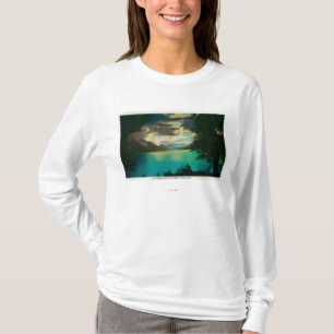 Kenai sjö, Alaska med stormsammankomst Tee