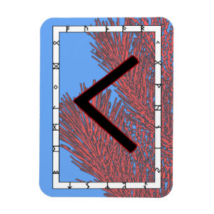 Kenaz Viking Rune Magnet - kunskap!