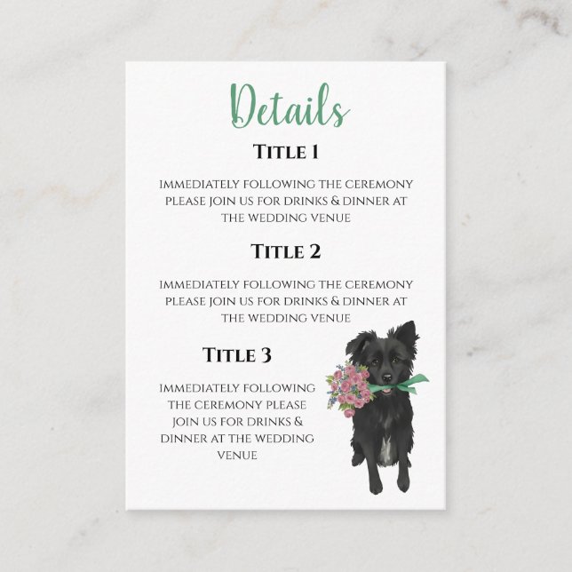 Kendal Enclosure Card Tilläggskort (Framsida)