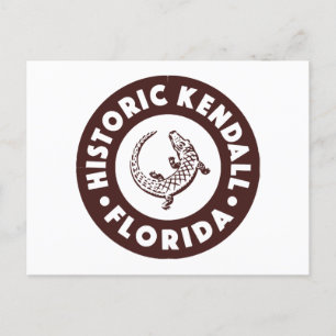 Kendall Florida Circle - Brown Helg Vykort