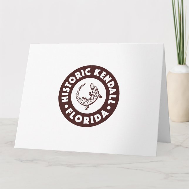 Kendall Florida Circle - Brown Kort (Framsida)