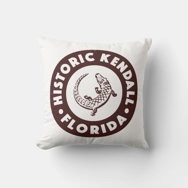 Kendall Florida Circle - Brown Kudde (Framsida)