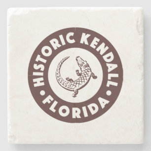 Kendall Florida Circle - Brown Stenunderlägg