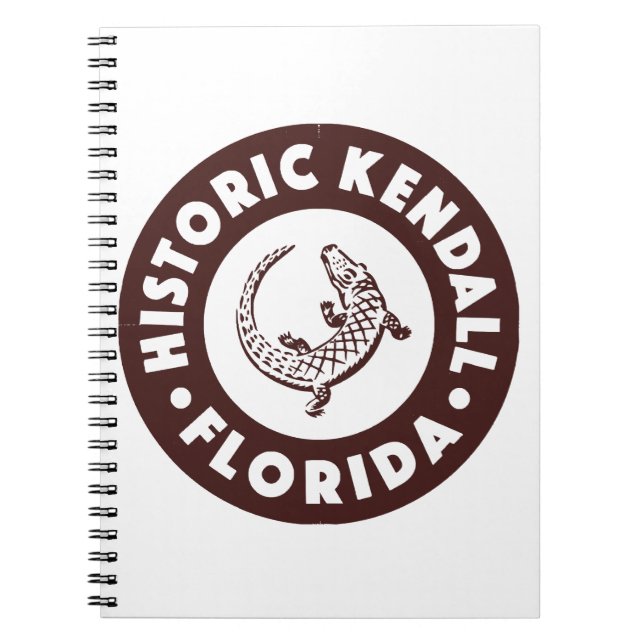 Kendall Florida Circle - Brun  Anteckningsbok (Framsidan)