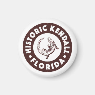 Kendall Florida Circle - Brun Magnet