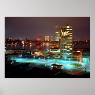 Kendall kvadrerar och Boston Horisont, 1967 Poster