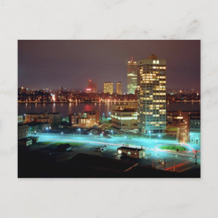 Kendall Square och Boston Skyline, 1967 Vykort