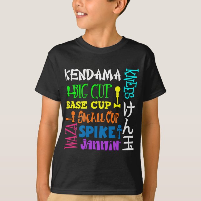 Kendama kvarter 2 tee shirt (Framsida)