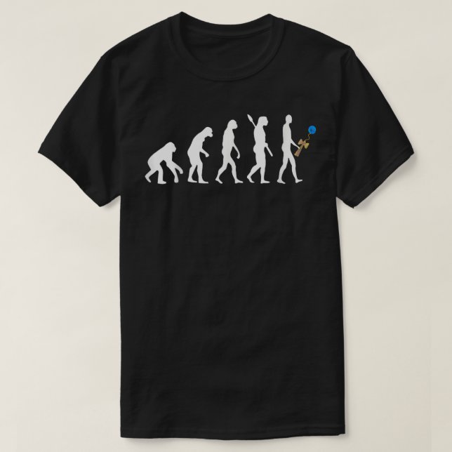 Kendama Player Evolution Japansk Game Kopp Sport T T Shirt (Design framsida)