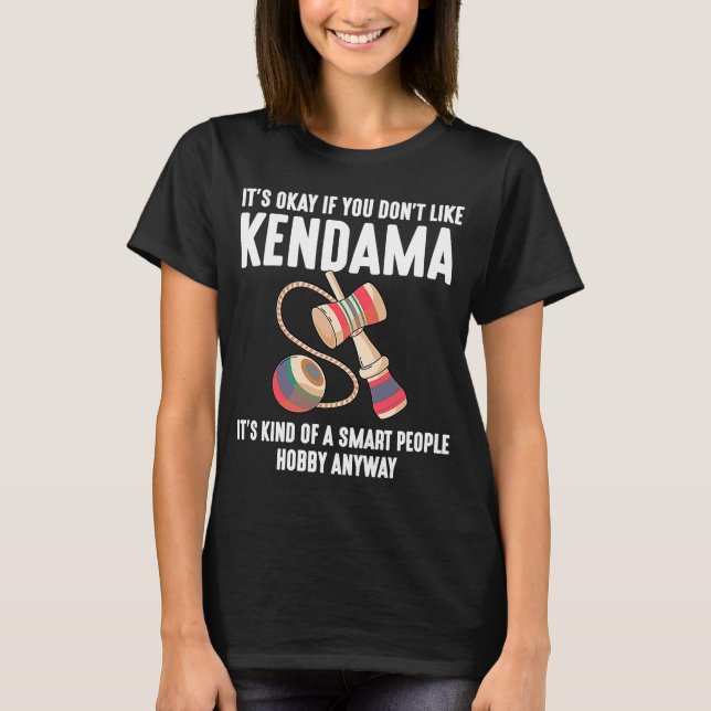 Kendama smart people kendama t shirt (Framsida)