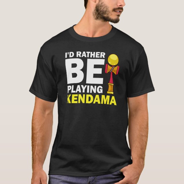 Kendama Trick Japansk Leksak Boll Game Beginner 1 T Shirt (Framsida)