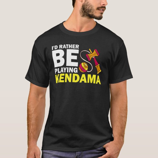 Kendama Trick Japansk Leksak Boll Game Beginner 1 T Shirt (Framsida)
