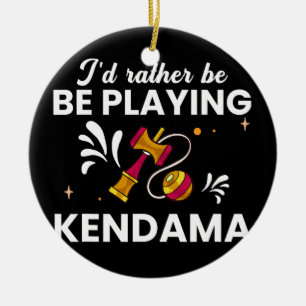 Kendama Trick Japansk Leksak Boll Game Beginner Julgransprydnad Keramik
