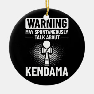 Kendama Trick Japansk Leksak Boll Game Beginner Julgransprydnad Keramik