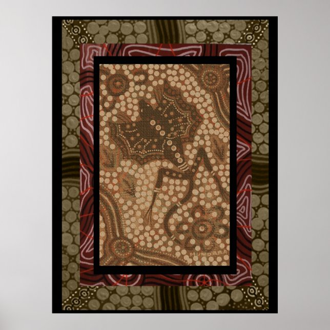 Kendi Frill Nacke Lizard Poster (Framsidan)