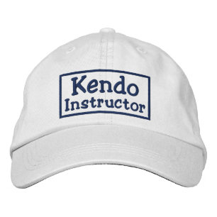 Kendo Instructor Broderad Keps