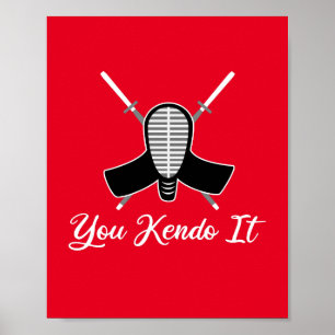 Kendo It - Lustigt Kendo Aikido Pun Joke Graphic Poster