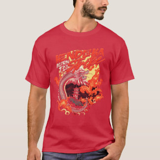 Kendo Kendoka Born till strejka vintage T Shirt