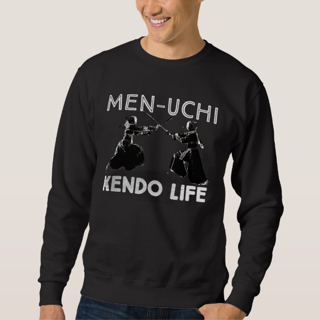 Kendo Liv  Män Uchi Lång Ärmad Tröja (Framsida)