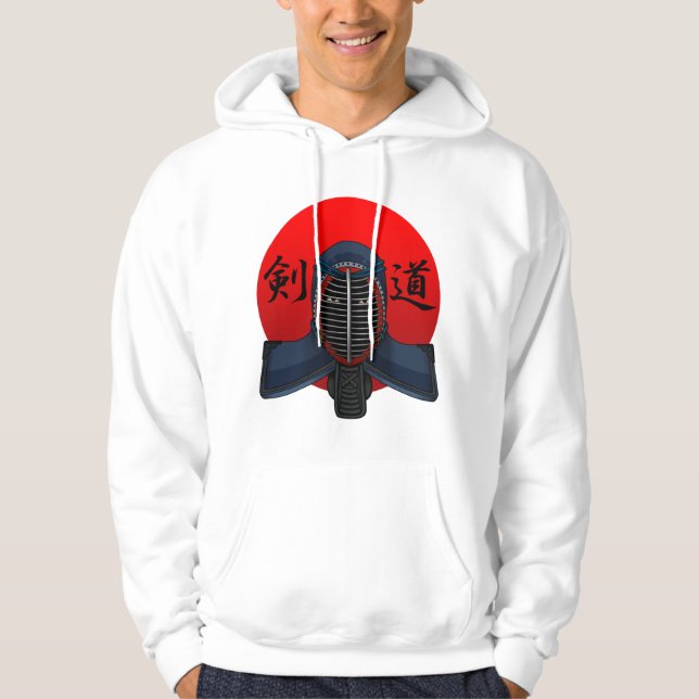 Kendo men2 sweatshirt med luva (Framsida)