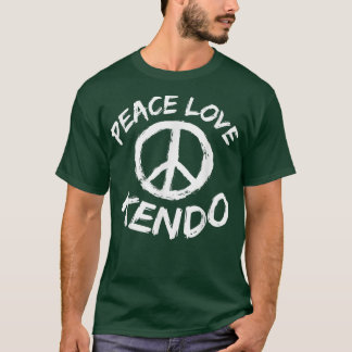 Kendo säger att Japan Sword Art Peace Kärlek Ken T Shirt