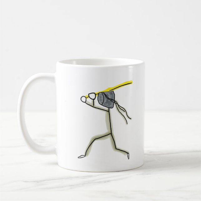 Kendo Stickman Kaffemugg (Vänster)