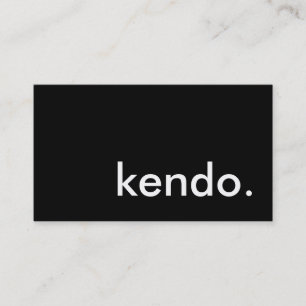 Kendo. Visitkort