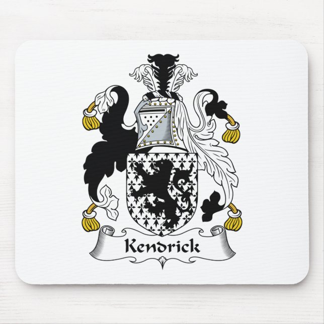 Kendrick familjvapensköld musmatta (Framsidan)