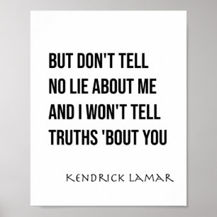 Kendrick Lamar - Euphoria (punchline) Sticker Poster