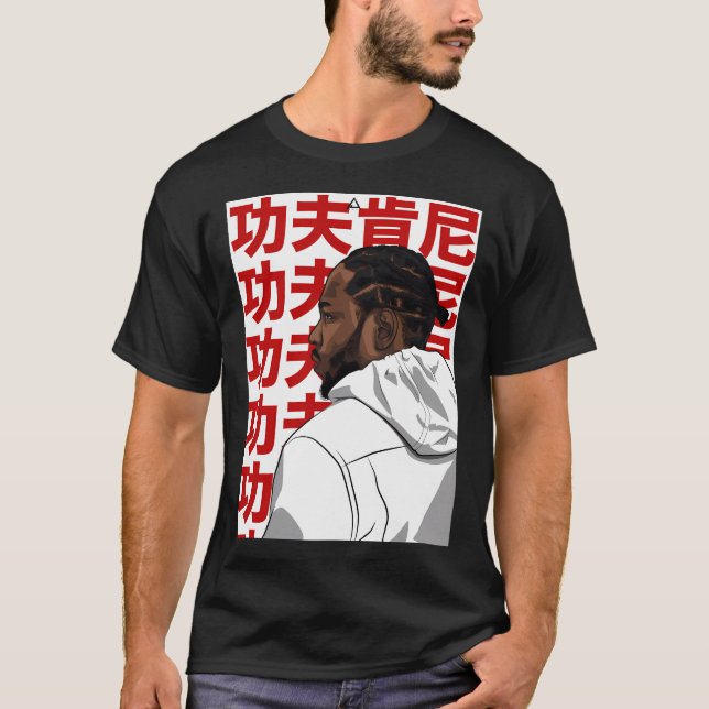 Kendrick Lamar (Kung fu Kenny) T Shirt (Framsida)