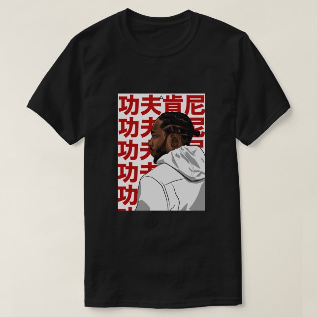 KENDRICK LAMAR KUNG FU KENNY T SHIRT (Design framsida)