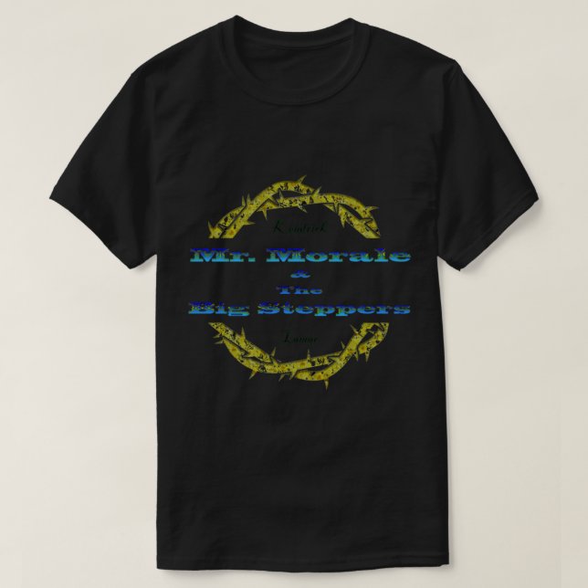 Kendrick Lamar - Morale och de stora Steppers D. T Shirt (Design framsida)