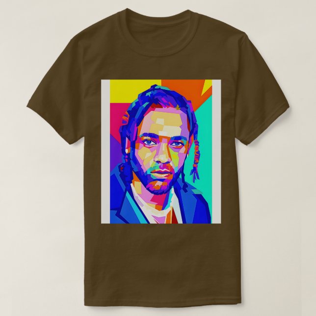 Kendrick Lamar Rapper Wpap Art TShirt T Shirt (Design framsida)