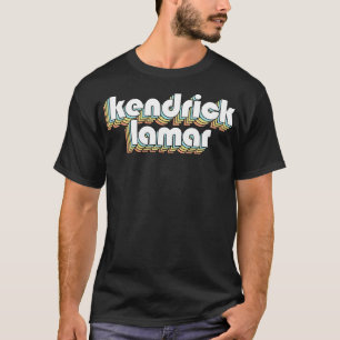 Kendrick Lamar Retro Regbow Typography Faded Styl T Shirt