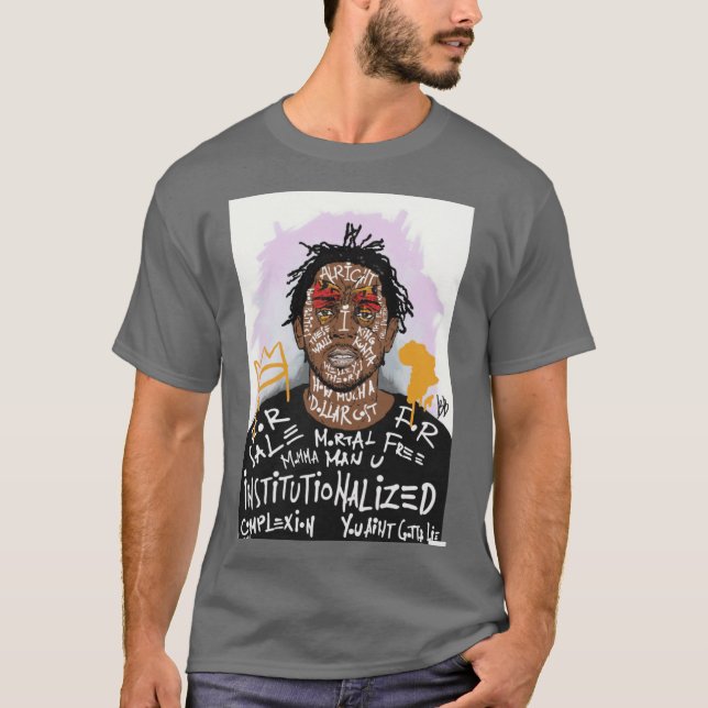 Kendrick Lamar retro T Shirt (Framsida)