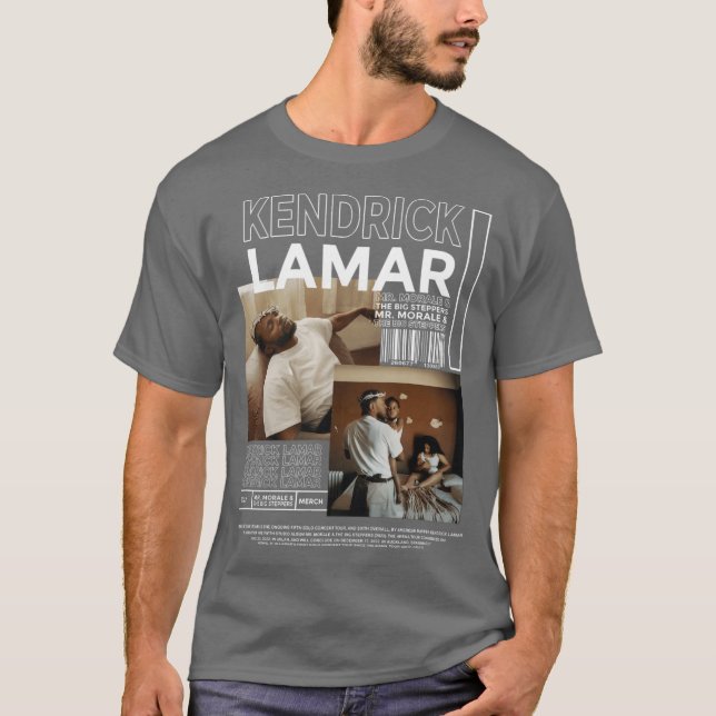 Kendrick Lamar Vintage 90-tal gåva T Shirt (Framsida)