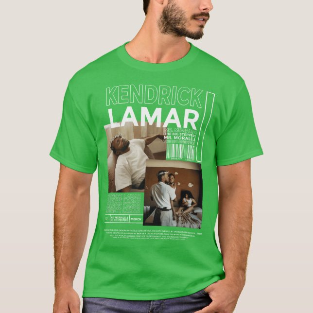Kendrick Lamar Vintage 90-tal pojke T Shirt (Framsida)