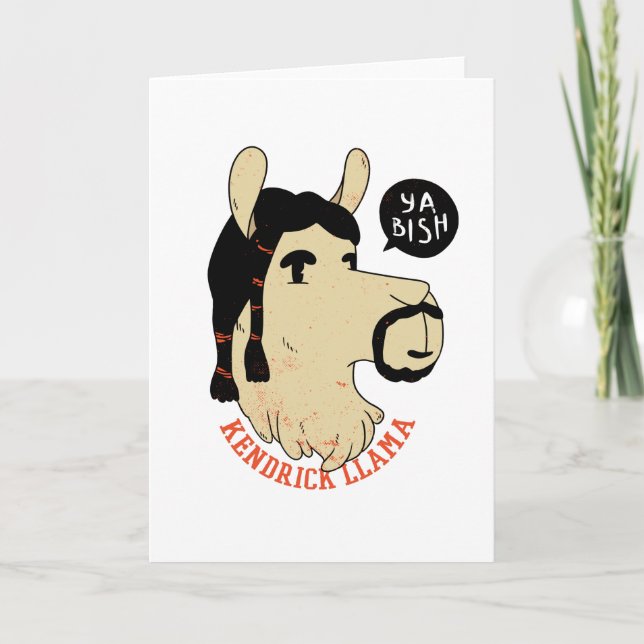 Kendrick Llama Kort (Framsida)