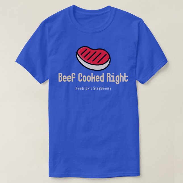 Kendricks Steakhouse TShirt T Shirt (Design framsida)