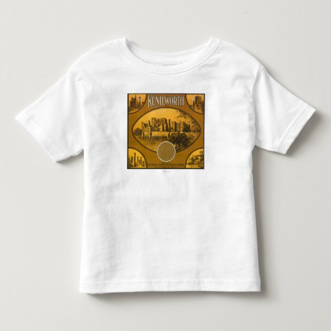 Kenilworth orange LabelRiverside, CA T Shirt (Framsida)