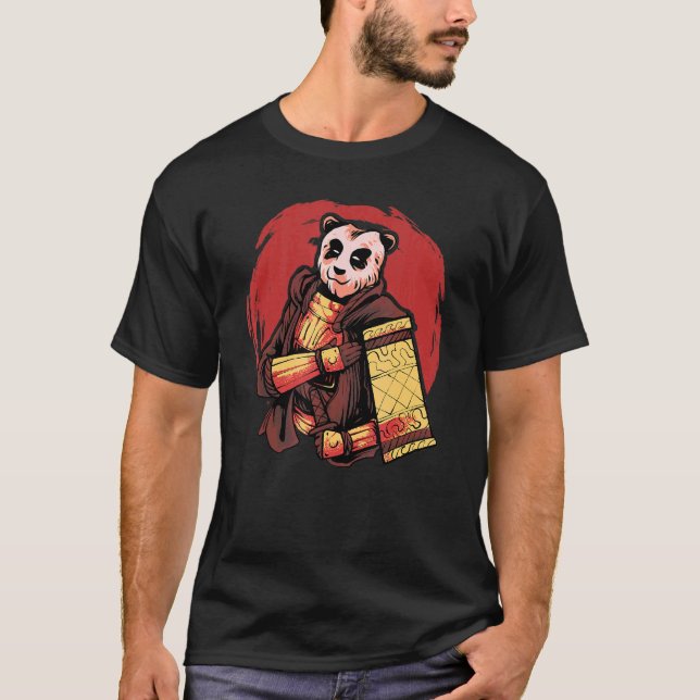 Kenjusu Kata Katana Samurai Kendo T Shirt (Framsida)