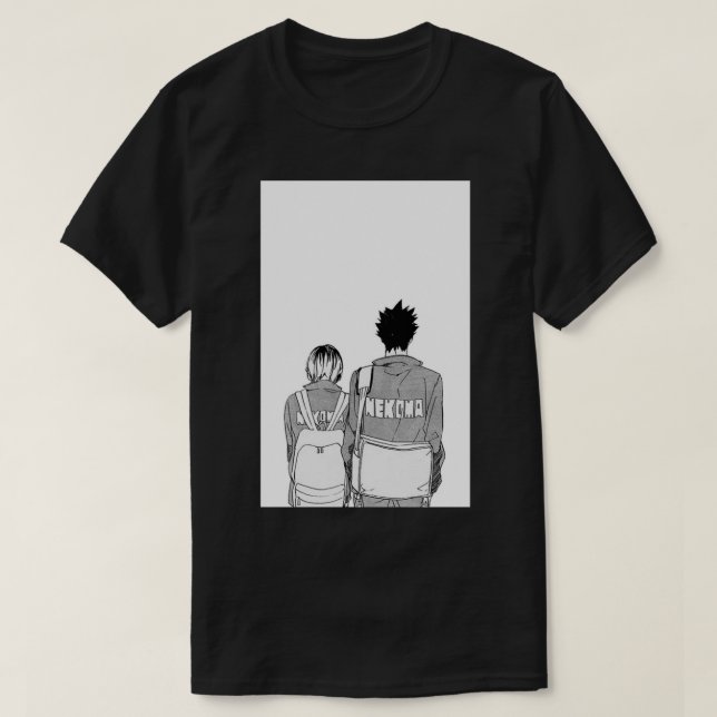 Kenma och Kuroo T Shirt (Design framsida)
