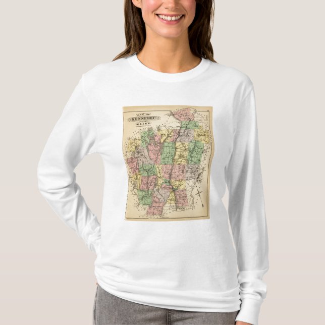Kennebec Co, Maine Tee Shirt (Framsida)