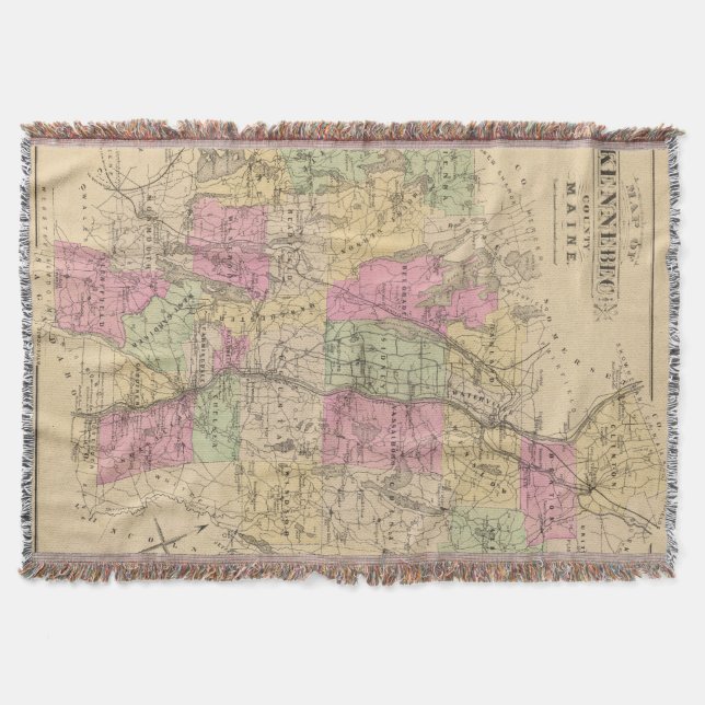 Kennebec County Maine Filt (Framsidan)