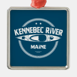 Kennebec River, Maine Julgransprydnad Metall