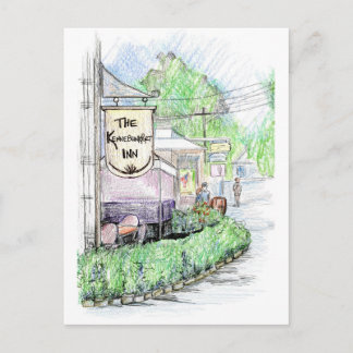 Kennebunkport Inn Maine Hotel Souvenir Vykort