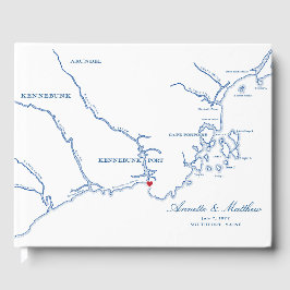 Kennebunkport Maine Bröllop Gästböcker