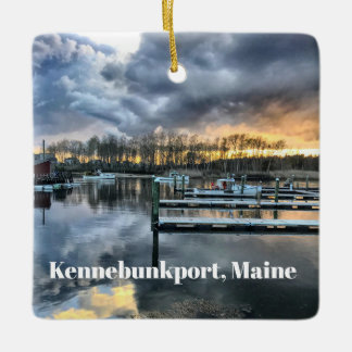 Kennebunkport, Maine River View Ornament